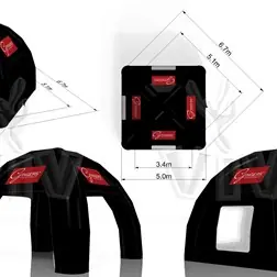 Tent Gingers 5 x 5 x 4 m commercial promotional inflatable tent