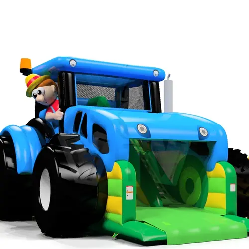 Tractor commercial inflatable slide