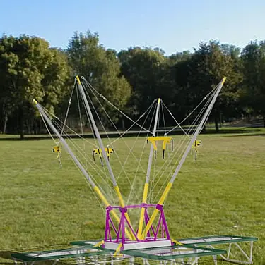 Pneumatic Trampoline on a trailer mechanical attraction product photo