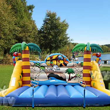 Ladder Treasure Island competition inflatable product photo