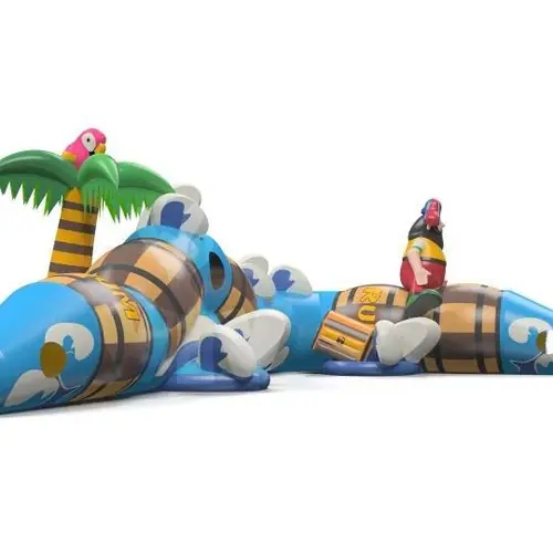 Tunnel Barrels - Collection Pirate commercial inflatable tunnel