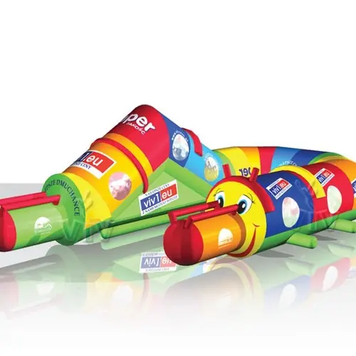 Tunnel Caterpillar Megi VIV commercial inflatable action game