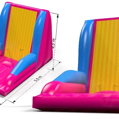 Velcro wall (without costumes) commercial inflatable action game