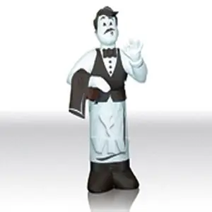 Waiter 5 m commercial custom inflatable