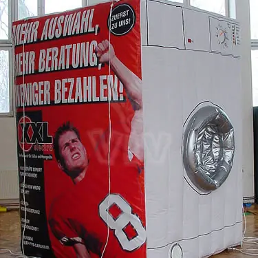 Washer promotional inflatable product photo