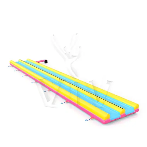 Water slide double lane commercial inflatable slide