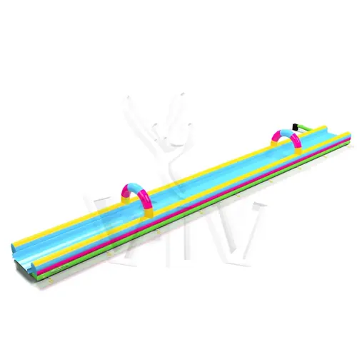 Water slide lane 25m Startup commercial inflatable slide