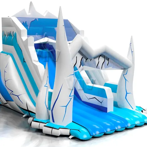 Waterfall - Collection Snow Queen commercial inflatable slide