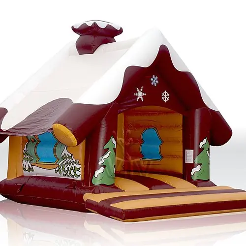 Winter House with roof commercial inflatable bounce