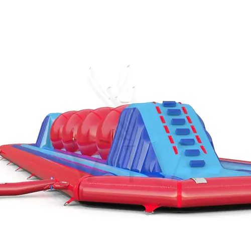 Wipe out commercial inflatable wipe-out attraction