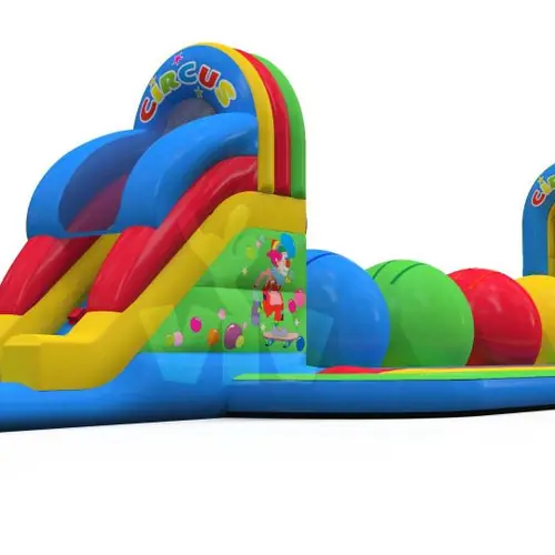Wipe-Out Circus - Collection Circus commercial inflatable wipe-out attraction