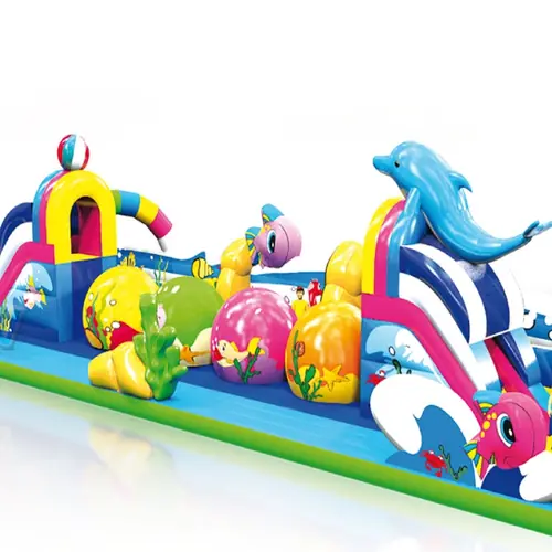 Inflatable wipe-out balance attraction for active competition