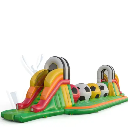 Wipe Out Football - Collection Football commercial inflatable wipe-out attraction