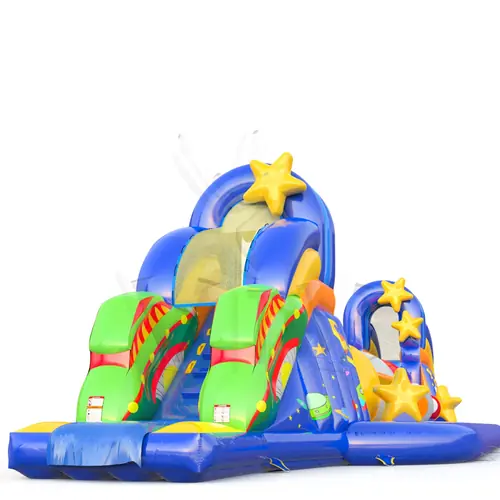 Wipe Out L Cosmos commercial inflatable wipe-out attraction