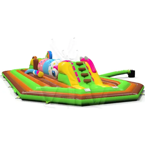 Wipe Out Monsters commercial inflatable wipe-out attraction