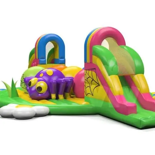 Wipe-Out Spiders - Collection Big Bugs commercial inflatable wipe-out attraction