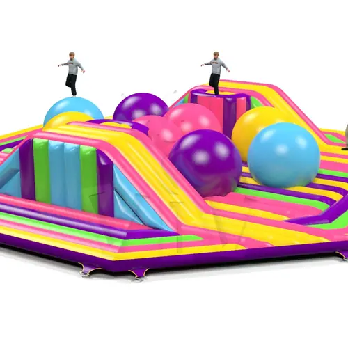 Wipe-Out Startup L - Large commercial inflatable wipe-out attraction