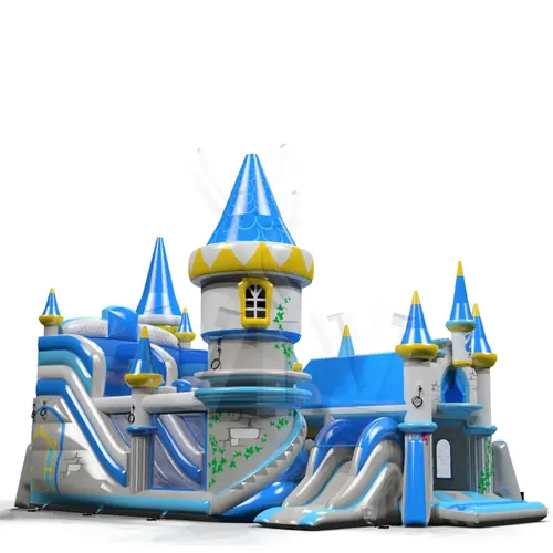 with AC Aurora Castle commercial inflatable slide