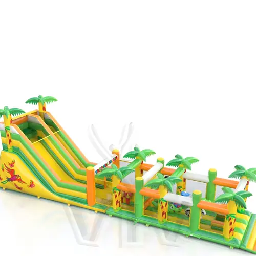with Active Center Tropical Islands commercial inflatable slide