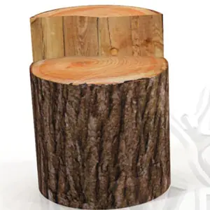 Wooden stool with backrest commercial custom inflatable