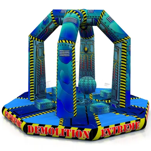 Wrecking Ball Extreme Demolition commercial inflatable action game